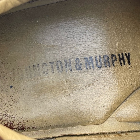 Johnston & Murphy Shoes Mens 10 M Brown Leather Bicycle Toe Oxford Lace Up main image 4
